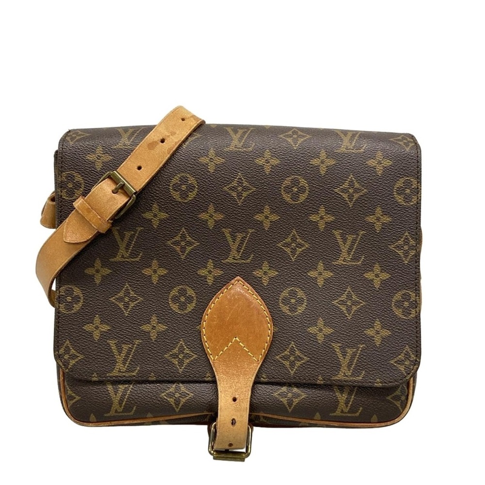 Authentic Louis Vuitton cartouchiere GM monogram vintage 80s crossbody